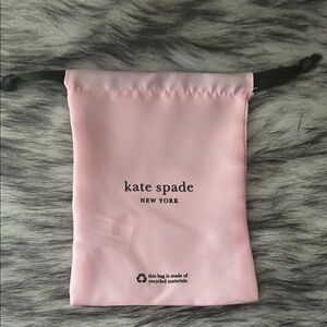 Kate Spade Light Pink Drawstring dust bag